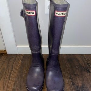 Purple Hunter Boots